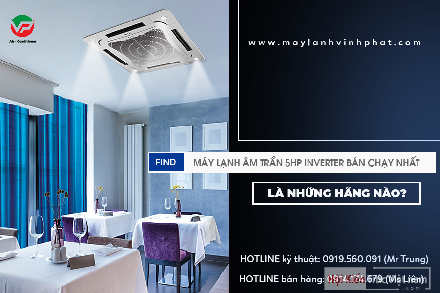 So sánh công suất 5 ngựa ở Điều hòa âm trần DAIKIN và LG. Model nào tốt, giá thành rẻ?